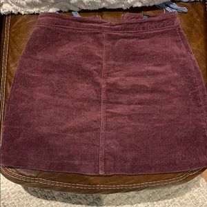 Forever 21 Corduroy Mini Skirt